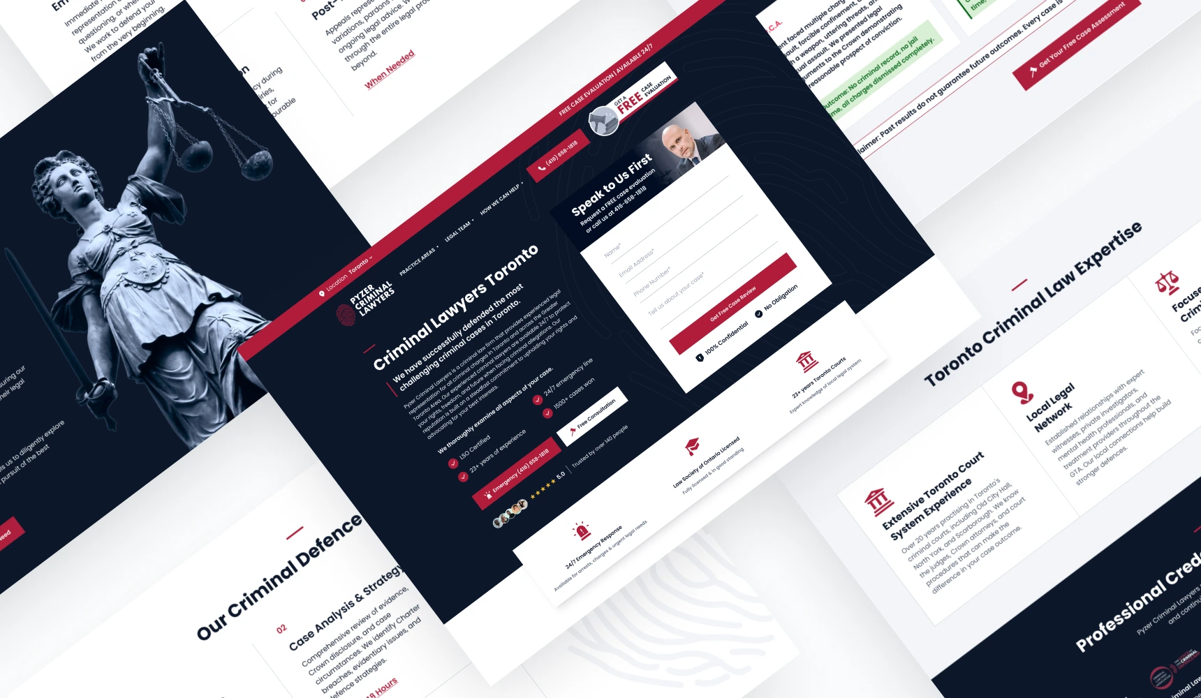 Lawyers Office website design